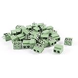 30Pcs 2 Pole 5mm Pitch PCB Mount Screw Terminal Block 8A 250V