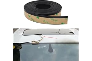 LLII Windshield Sunroof Seal Strip roof Trim Molding, Rubber Car Window Seal Strip for Car Front & Rear Windshield/Sunroof/Windows Weather/Sliding Doors Sealing Stripping(23FT/7M)