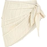ZAFUL Women's Sarong Coverups Beach Wrap Sheer Bikini Wraps Chiffon Cover Ups for Swimwear