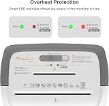 Bonsaii 12-Sheet Cross-Cut Shredder with CD & Credit Card Slot P4 21L Bin view 5