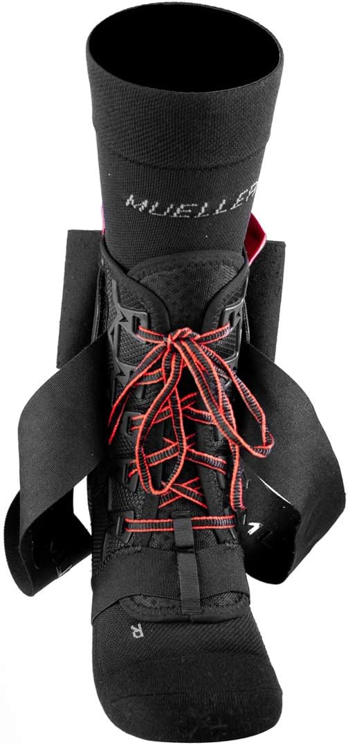 Mueller Sports Medicine The One Ankle Brace Premium, Black, Large: Health & Personal Care