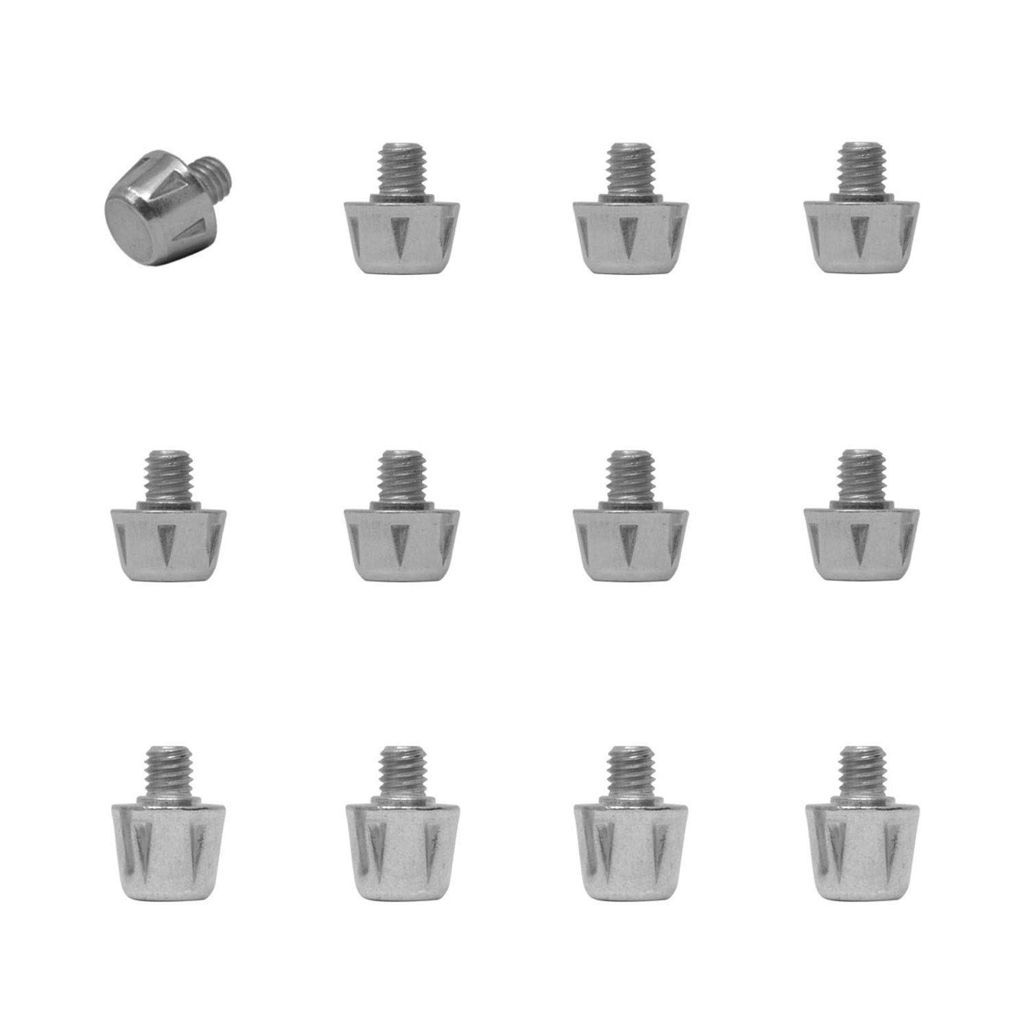 55 Sport XType Longer Soft Ground Football Studs Silver 8x11 mm