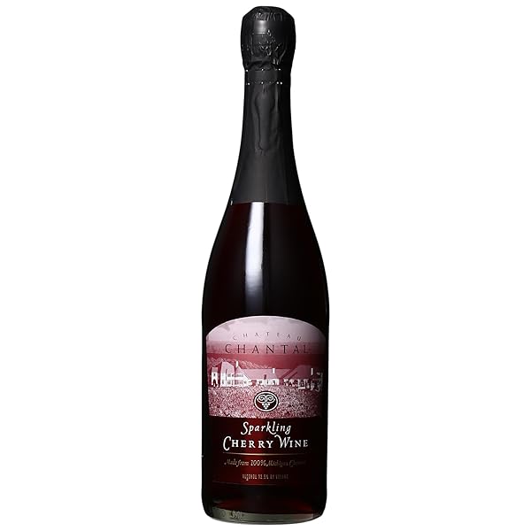 NV Chateau Chantal Michigan Sparkling Cherry Wine 750 mL