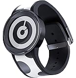 Sony Fes Watch U, E-Paper Design Watch with Customisable Face and Strap - Black