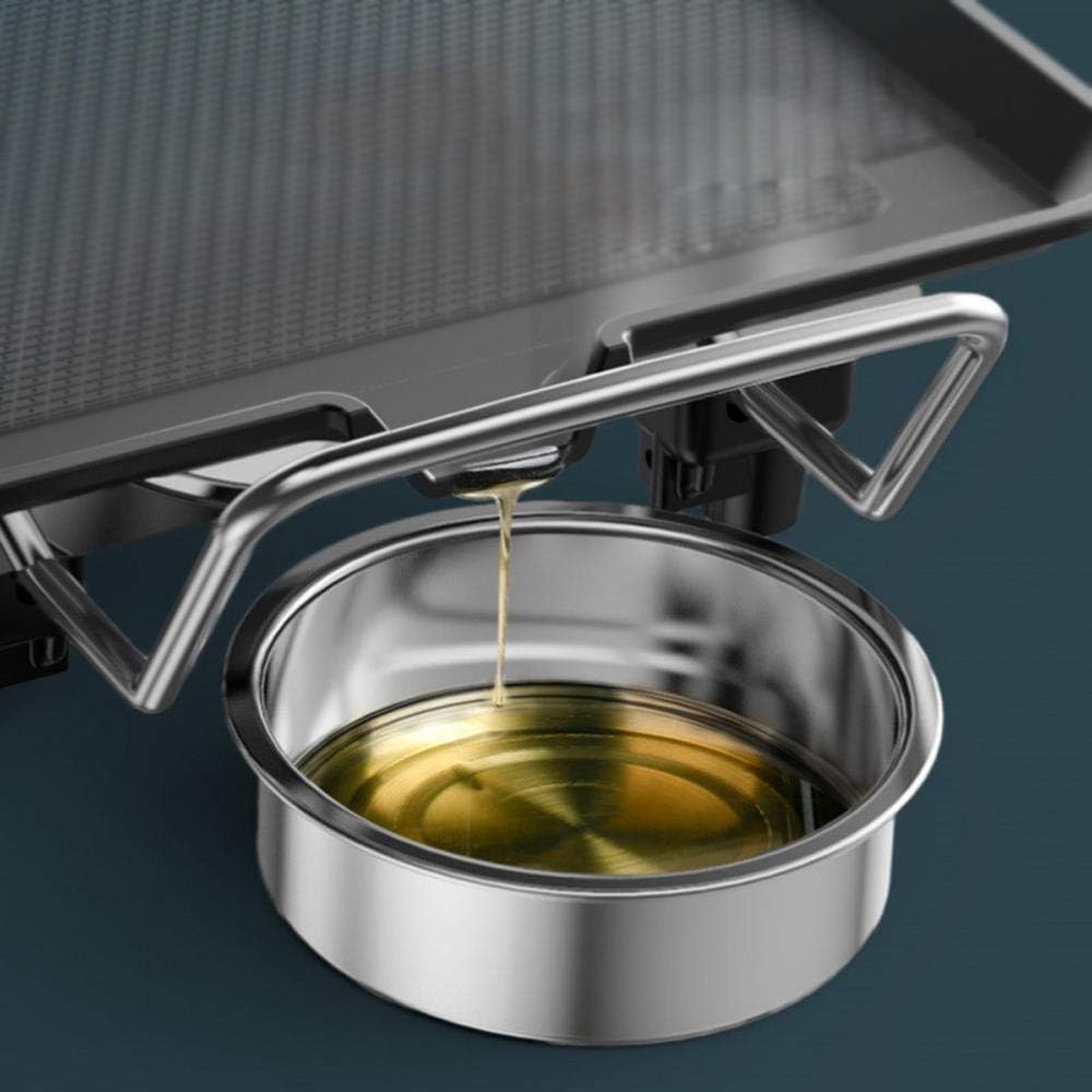review Aigrun Courtyard Outdoor Mute Smoke-Free Full Electric Grill Pan Barbecue Stove Indoor Smoke-Free Barbecue Grill Seafood Electric Hot Pot-Large BBQ Plate