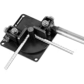 MXBAOHENG Manual Rebar Bender for 0.04''-0.55&rdquo;(1-14mm) Steel Bar | Heavy Duty Metal Rod Bending Machine, 180 Degree Steel Bar Bender for Rebar, Iron, Copper, Aluminum &amp; 304 Stainless Steel