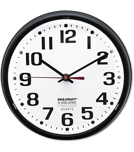 SKILCRAFT WALL CLOCK 米軍　新品　ラスト1点のみ！！ Amazon.com: Skilcraft 6645-01-557-3153 Self-Set Wall Clock