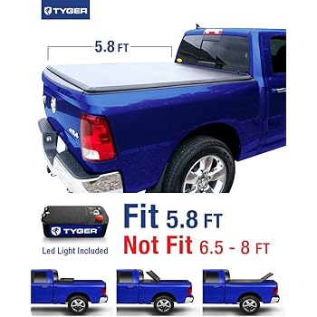 On Sale Prime Choice Auto Parts Tc403356 Tri Fold Soft Tonneau Cover Satyavir Com