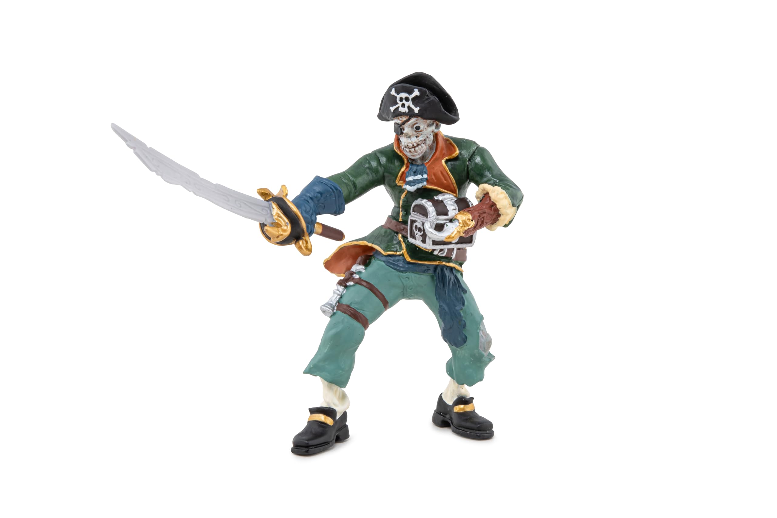 Papo Pirate zombie action figure, 6 inches tall