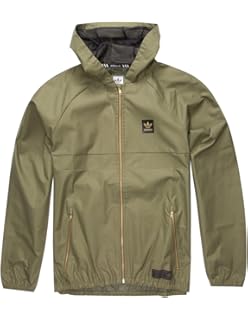 adidas blackbird navy & green packable windbreaker jacket