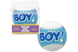 GKG "IT'S A BOY" Baseball -BIRTH ANNOUNCEMENT/Keepsake/GIFT/BLUE - INCLUDES DISPLAY BOX/Shower/CHRISTENING/NEW BABY GIFT