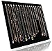 Life VC Black Velvet 17 Hook Necklace Jewelry Tray Display Organizer