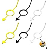 Grykagh 6Pcs Billiards Training Aids Practical Billiard Training Devices Angle Trainer Accessories for Beginners to Intermediate Players