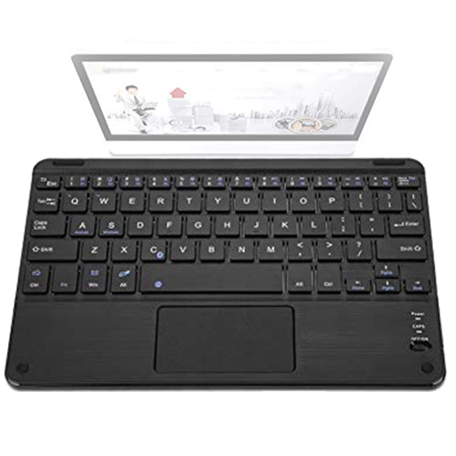 Bluetooth Keyboard with Touchpad, 9inch Ergonomic Scissors Feet Touchpad Keyboard,Ultra-Thin Laptop/PC/Tablet/Phone Bluetooth Typewriter,for Android for iOS for for OS X