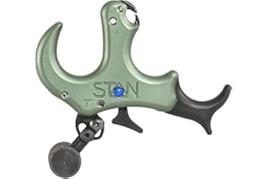 Stan OnneX Thumb Archery Release – Modular Trigger Release with Zero Travel, Adjustable Tension, 3 & 4 Finger Options, Open Hook, Trainer Lock – Archery Hunting Target Release Aid