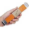 WitnyStore 6¾" Long 2 Blades Coconut Grater With Wooden Handle - Vintage Traditional Thai Style Kitchen Tool Easy to Use Portable Stainless Steel Shredder Scraper Peeler Cooking Utensil Accessories