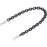 PATIKIL Acrylic Purse Strap, Acrylic Chain Purse Strap Replacement Luxury Handbag Chain Handle Straps