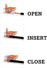 Wago 221XP-412 Connection Clamp 2 Conductors Transparent 0.2-4 mm² view 7