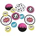 BAM! Girl Superhero - Baby Shower or Birthday Party Table Confetti - 27 Count