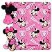 NFL Oakland Raiders Minnie Cheerleader 40x50-Inch Throw with 14-Inch Hugger