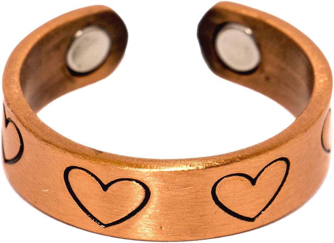 BillyTheTree Jewelry Copper Hearts Therapy Ring