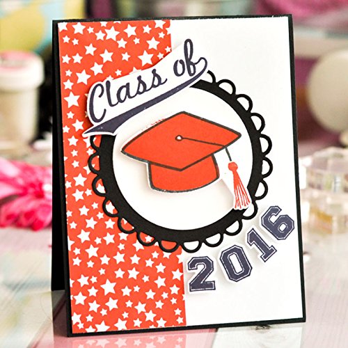 The Stamps of Life Graduation Stamps and Dies Combo Pack for Card Making Scrapbooking by Stephanie Barnard - Graduation2Celebrate and Graduation Dies