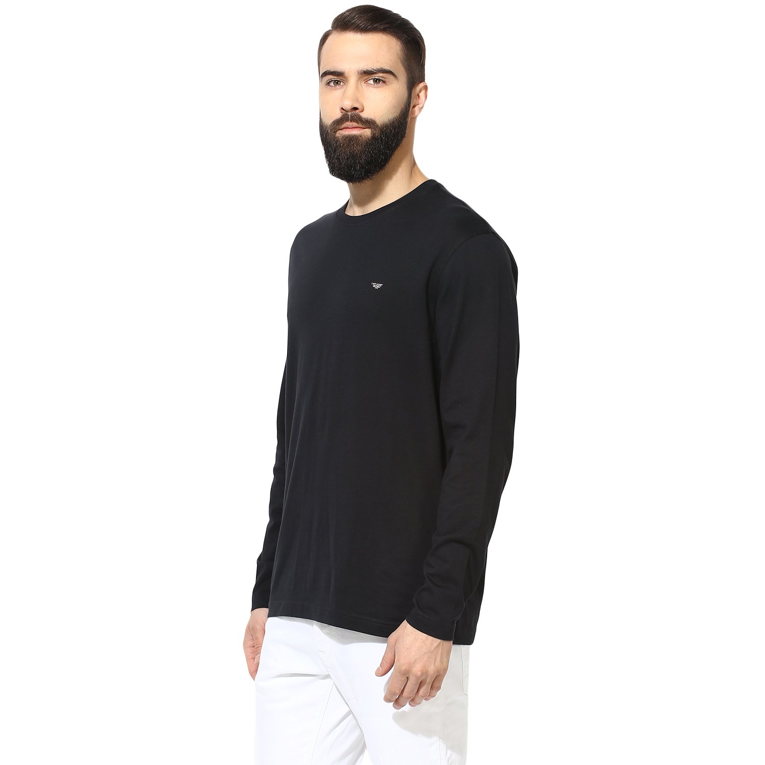 red tape men's solid regular fit t-shirt