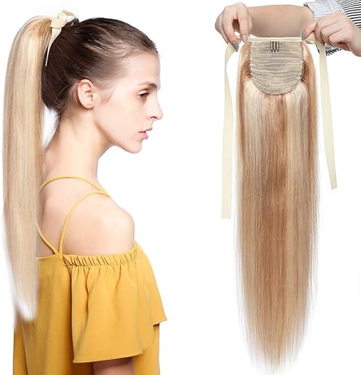 Queue de Cheval Extension Naturel 100 Vrai Cheveux Humain Rajout Lisse Ponytail Extensions Queue de Cheval Extension Naturel 100 Vrai Cheveux Humain Rajout Lisse Ponytail Extensions