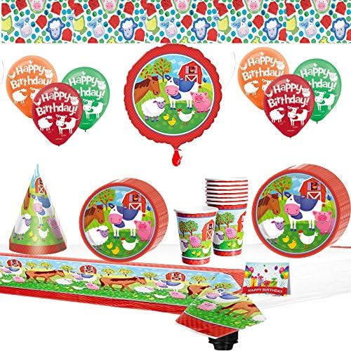 Barnyard Fun Animals Deluxe Party Pack Bundle