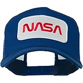 e4Hats.com NASA Logo Embroidered Patched Mesh Back Cap