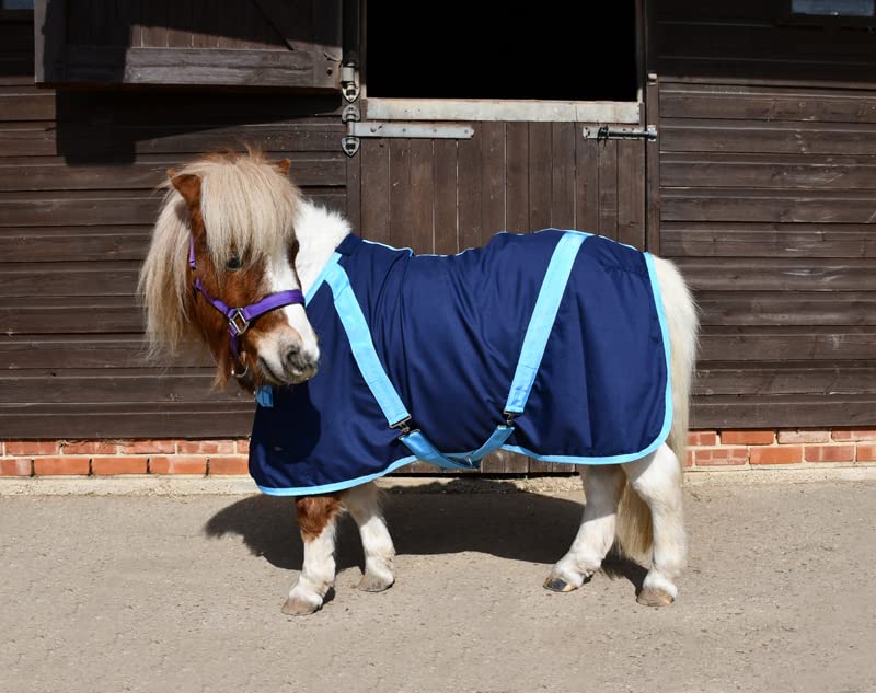 Rhinegold Mini Summer Sheet - 3/9 - Navy/Blue