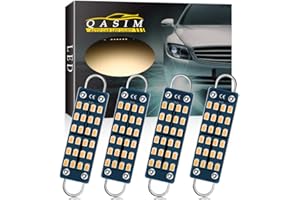 44mm(1.73") LED Loop Bulb Bright Warm White,No-Polarity 12V 211-2 212-2 561 562 567 564 RL4410 Interior Vanity Visor Light fo