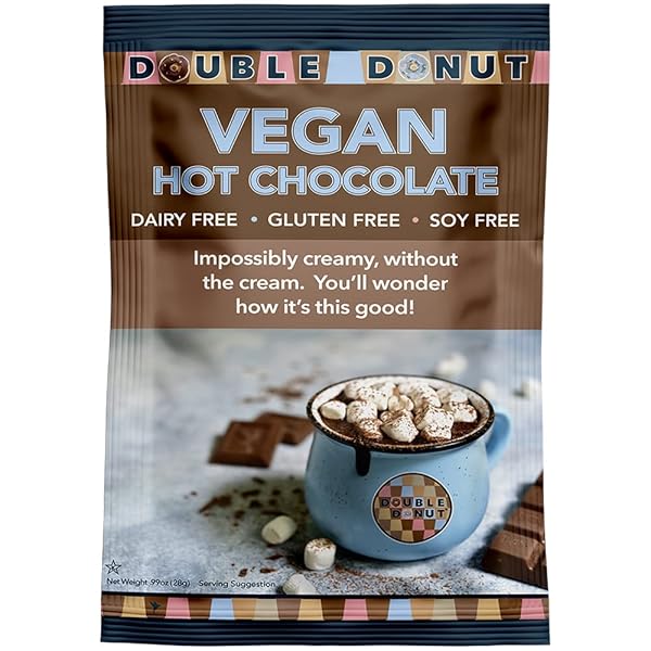 DOUBLE DONUT DAIRY FREE HOT CHOCOLATE MIX, NON...