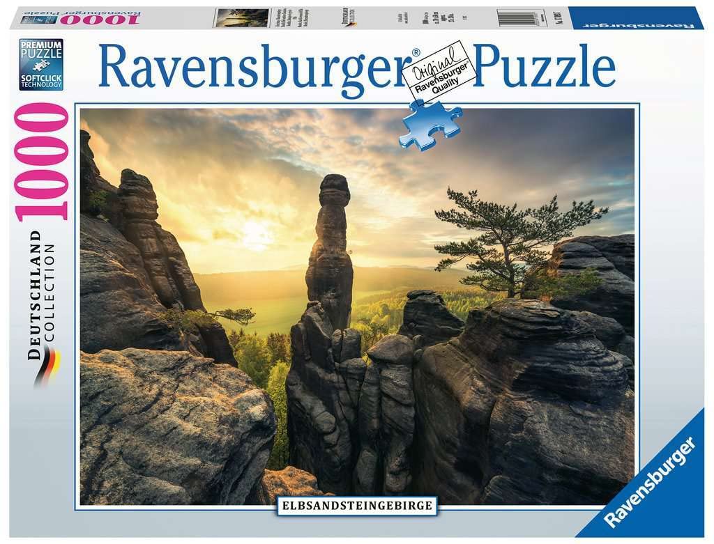Ravensburger Jigsaw Puzzle 17093 Enlightenment Elbsandstein Mountains Germany Collection 1000 Pieces