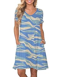 lionstill Women's Casual T Shirt Dress Summer