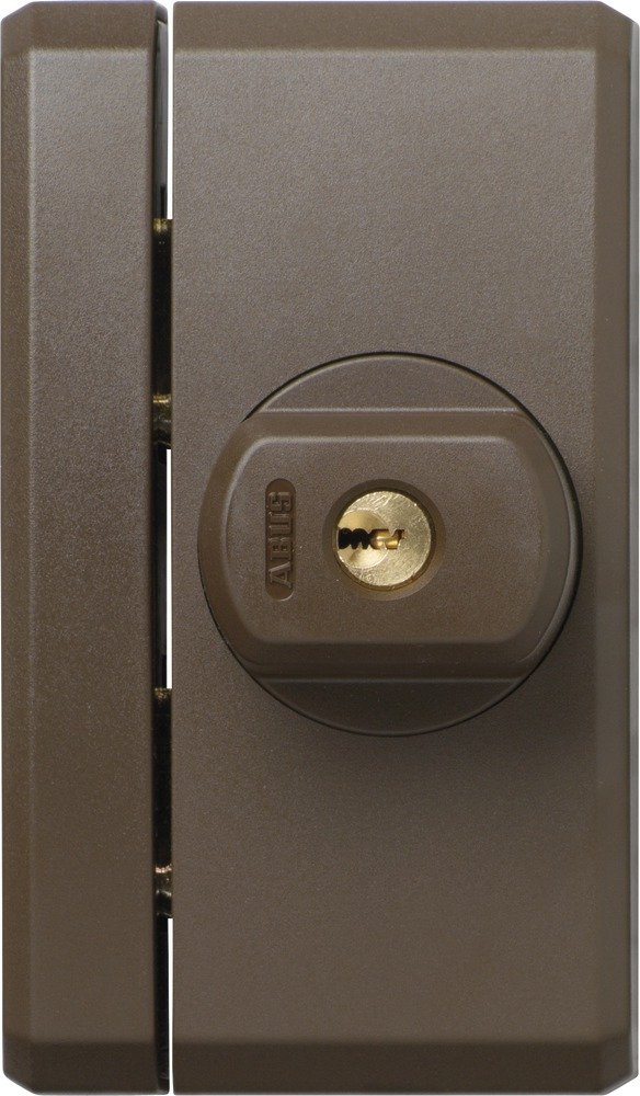 ABUS FTS96 B AL0145 31746 Keyed-Alike Window Lock, Brown