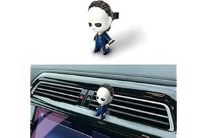 GENANY 3D Resin Horror Movie Killer Character Car Air Freshener Vent Clips, Spooky Car Freshener, Horror Air Freshener, Gothic Gifts for Women and Men, Cool Christmas Gifts For Horror Fans