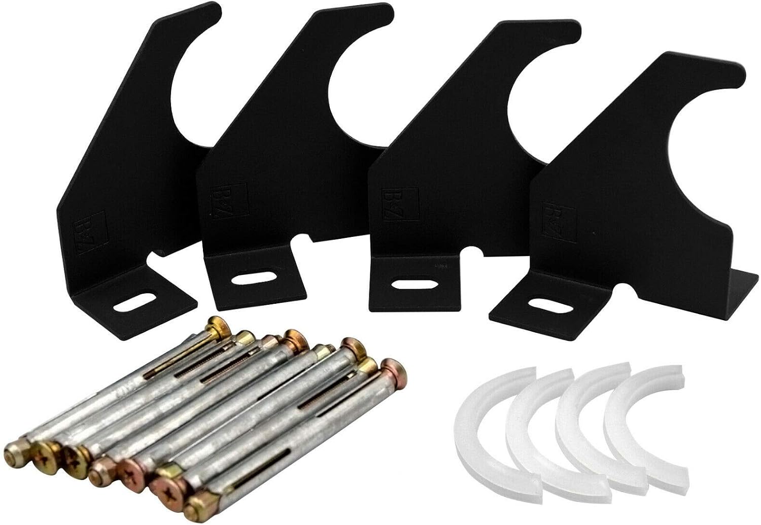 Designer Vertical Column Single Arm Universal Radiator Brackets (92mm ...