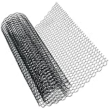 Modengzhe 40 x 13 inch Car Grill Mesh Sheet, Black