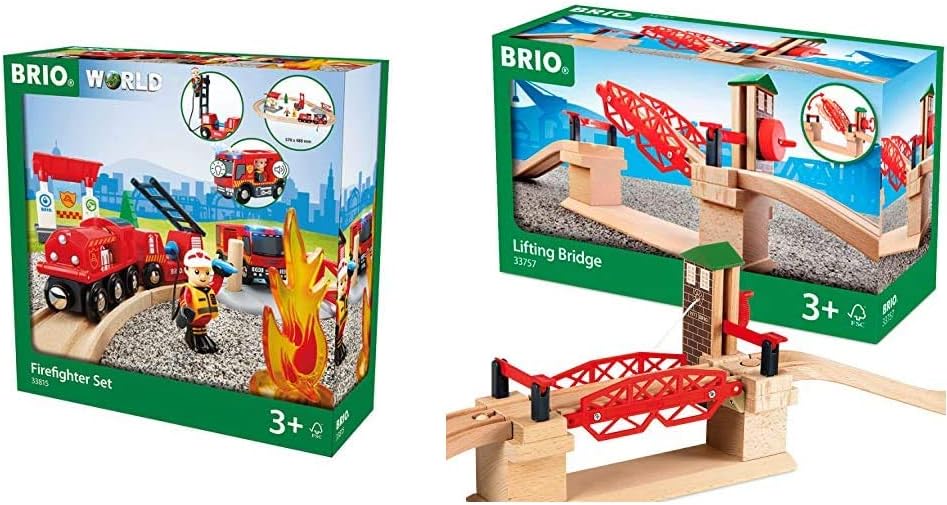 brio fire rescue set