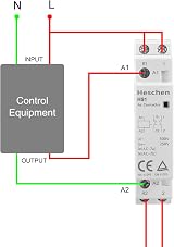 Heschen Household AC Contactor HS1-25 2 Pole 1NO 1NC 220V DIN Rail view 3