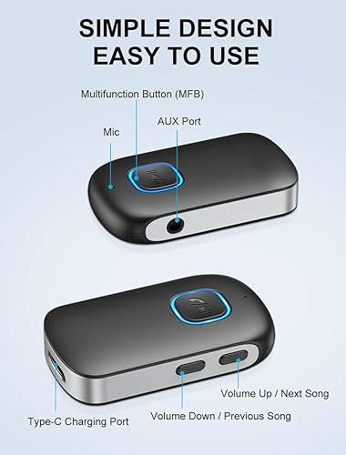 COMSOON Bluetooth Car Digital Media Receiver, Bluetooth