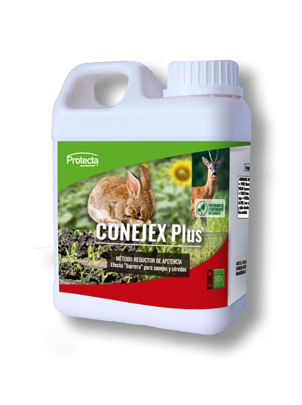 BIOSIX Conejex Plus Method Reducer Apetencia Effect Barrier for Rabbits And Cérvidos - 1 L