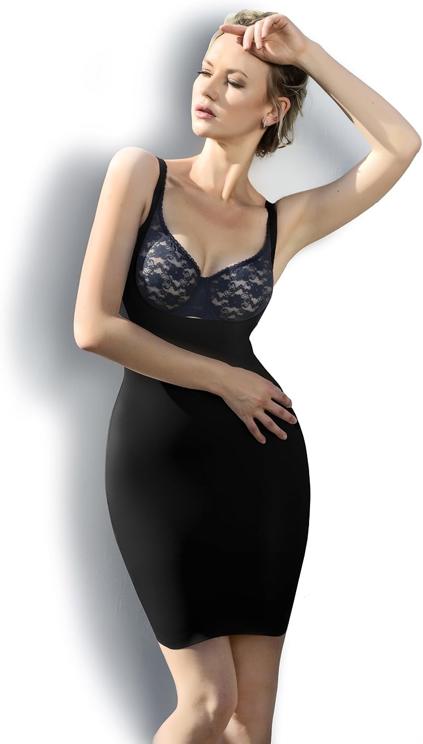 ICONOFLASH Women’s Lingerie Shapewear Dresses Open Bust Tummy Control