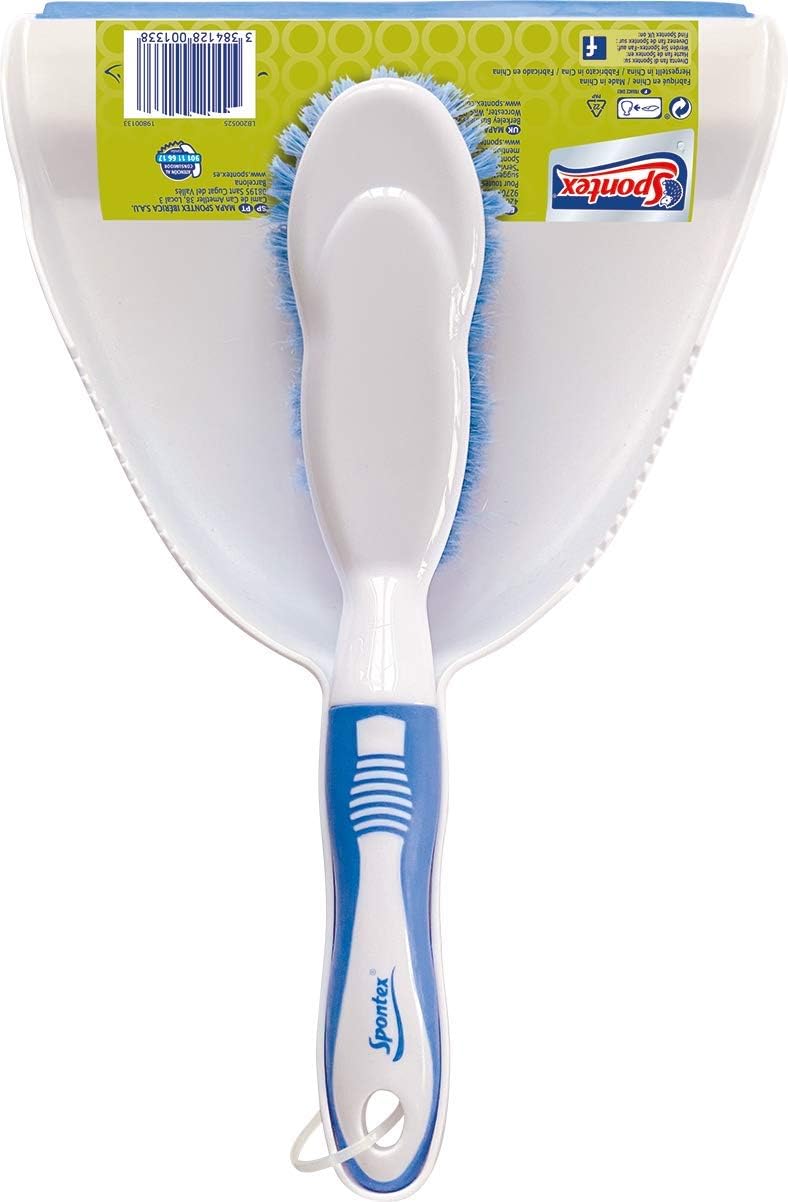 Spontex Dustpan & Brush Set, White, 2 Count (Pack of 1) - Image 3