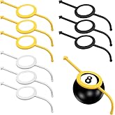 RJLCTH 9 Pcs Billiards Training Aids, Pool Cue Shot Aiming Trainer | Practice accessories for standard 2-1/4 inch pool balls, cue shot aiming, billiards drills, beginner and intermediate players