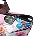 eBoot Waterproof Lunch Bag Tote Insulated Cooler Carry Bag for Travel and Picnic, Colorful Flower