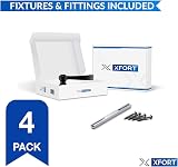 XFORT Black Antique Fleur De Lys Latch Internal Door Handle Set 4 Pack view 2