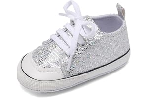 KHOCADW Baby Shoes,Infant Boys Girls Non-Slip Soft Sole Lightweight Sneakers,Unisex First Walking Shoes for 0-18 Months Toddler