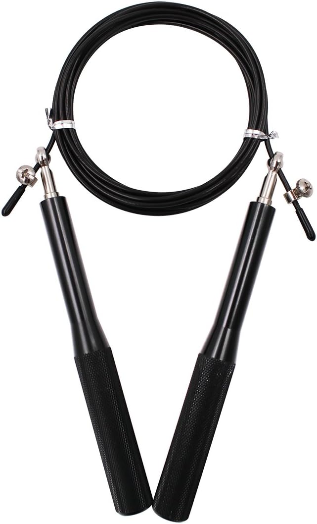 Adjustable Skipping Rope Speed Jump Rope for Fitness Workout Exercise Training Aluminum Non-slip Handles Jumping Rope by MAXSIN